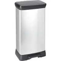 Curver Decobin 50 Liter Zilver