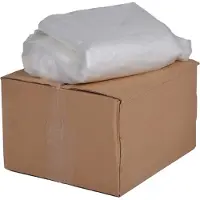 123schoon Pallet vuilniszakken 1400 liter | Voor pallethouder | Geperforeerd | 20 stuks | Transparant | huismerk