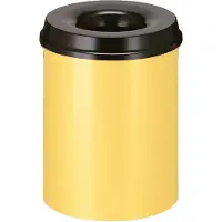 V-Part Papierbak vlamdovend 15ltr geel/zwart