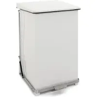 Huismerk Industriële Pedaalemmer Wit 152L