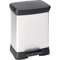 Curver Decobin 30 Liter Zilver
