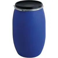 Sonstiges Stapelbare afvalton met deksel 220 liter blauw