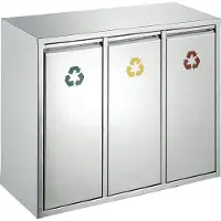 HygieneShopBasics Recycling Afvalbak 3 x 15 liter