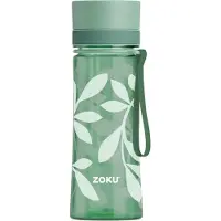 Zoku - Drinkfles 400 ml Green Leaf - Polypropyleen - Groen