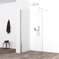 Boss & Wessing Inloopdouche bws loek 90x220 cm 8 mm nano coating helder glas chroom