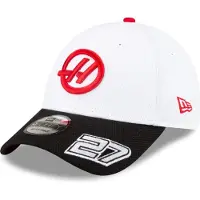 New Era 9forty haas f1 nico hulkenberg pet - bianco katoen