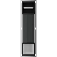 Wiesbaden Rocko Toiletrolhouder Zonder Klep En Reserverolhouder Inbouw - Mat Zwart - RVS - Accessoires, Toilet accessoires, Toiletrolhouders - 8720847405708