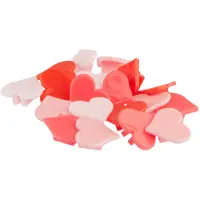 Pexkids Spaakkralen hartjes - 20 stuks - 4 kleuren - kunststof