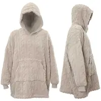 Unique living hoodie pleun 70x50cm chateau grey