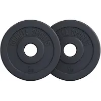 Gorilla Sports Voordeelbundel 10 kg (2 x 5 kg) Olympische Halterschijven Kunststof - 50 mm