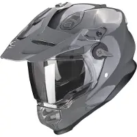 Scorpion ADF-9000 Air Solid Cement Grijs Adventure Helm Maat L