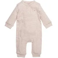 BESS baby gestreept boxpak zand Jongens/Meisjes Stretchkatoen V-hals Streep - maat 74