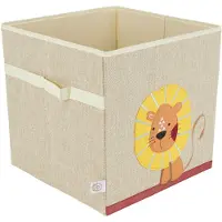 Bieco Lion Nature 32cm Stoffen Opbergdoos 04010457