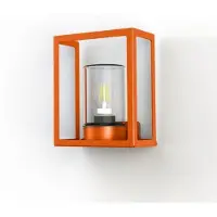 Roger Pradier Hugy buitenlamp Pure Orange | Clear glass