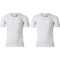 Gentlemen - 2 heren thermo T-shirts - korte mouw - 50% polyester en 50% modal - wit - maat S