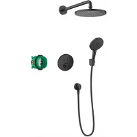 Hansgrohe Inbouw doucheset raindance s 240 1jet powderrain met showerselect s mat zwart