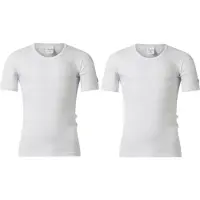 Gentlemen - 2 heren thermo T-shirts - korte mouw - 50% polyester en 50% modal - wit - maat XL