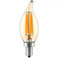 LumenXL E14 dimbare LED filament kaarslamp met amber glas | 3.5W 2200K