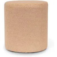 Unique living poef teddy 35x38cm latte
