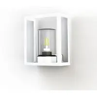 Roger Pradier Hugy buitenlamp Pure White | Clear glass