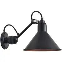 DCW éditions Gras n°304 Schakelaar Wandlamp Black | Copper | Conical