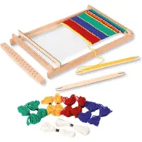 Eduplay Weefraam Groot 39.5 x 25 x 3.5 cm met Garen