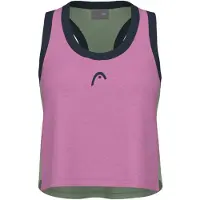 Head Play Crop Sleeveless T-shirt Wit XL Vrouw