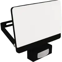 Strühm BRYZA - LED Bouwlamp 50 Watt met Sensor - LED Schijnwerper - Daglicht Wit 4000K - Mat Zwart - Aluminium