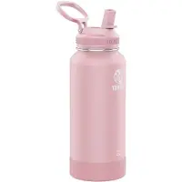 Takeya - Actives Straw Insulated Bottle 950 ml - Isoleerfles 950 ml, roze