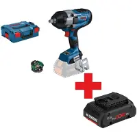 Bosch Professional GDS 18V-1000 C Slagmoeraanzetter - BITURBO - Zonder 18 V accu en lader - Incl. koffer