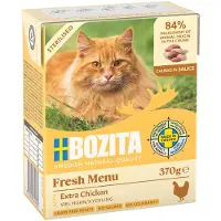 Bozita Voordeelpakket Tetra Hapjes in Gelei 24 x 370 g Kattenvoer - Sterilsed met veel Kip
