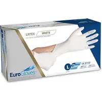 Eurogloves Latex Handschoenen - Wit - 100st