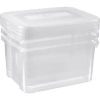 Curver Set Handy Box Transparant 3x25l