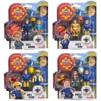 Simba Toys 109251043038, 3 rok/jaar, Fireman Sam, Meerkleurig, 4 stuks