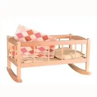 Egmont toys Houten wieg met dekentje 50x30x27 cm