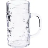 Rbdrinks Bierpul onbreekbaar - transparant - kunststof - 500 ml - Bierglazen