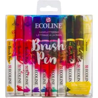 Talens Ecoline Brushpen Talens Ecoline set à 10 stuks handlettering