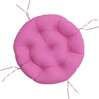 vidaXL Zitkussen rond Ø 60x11 cm oxford stof roze