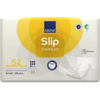 Abena Incontinentie Slip Premium S2 - Eendelig Verband ter Bescherming van Zwaar Urineverlies en (Dunne) Ontlasting - Perfecte Aansluiting door Flexibele Sluitstrips - 28 Stuks
