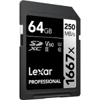 Lexar SDXC Professional UHS-II 1667x 64GB