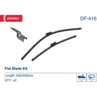Denso Wisserblad Flat Blades DF-416, 600/430mm, Voor, 2 Stuk