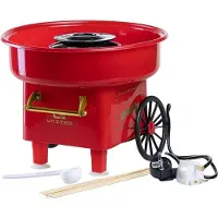 Ariete Suikerspinmachine 3 In 1 - Suikerspin Maker Perfect Voor Feestjes - Suikerspin Stokjes Multifunctioneel - Het Perfecte Cadeau - Eenvoudig Te Reinigen - 450W - Incl. 4 Suiker Kegels