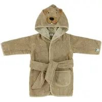 Trixie badjas 1-2 jaar - Mr. Dog Beige Jongens/Meisjes Badstof Capuchon