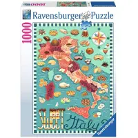Ravensburger Map of Italy - Sweet Puzzel (1000 stukjes)