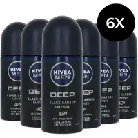 Nivea 6x Deodorant Roller Deep 50 ml