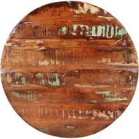 vidaXL Tafelblad rond Ø 80x1,5 cm massief gerecycled hout