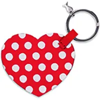 Vacavaliente - Sleutelhanger Hart (by Paola Navone) - Gerecycled Leer - Grijs