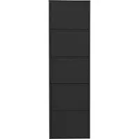 Kare design Schoenenkast Caruso 5 laden zwart