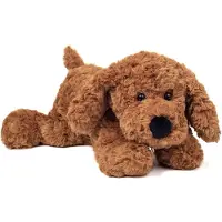 Teddy HERMANN® Knuffel Hond Bruin 28cm