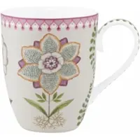 Pip studio Mok Lily & Lotus Off White 350 ml (Set van 6)